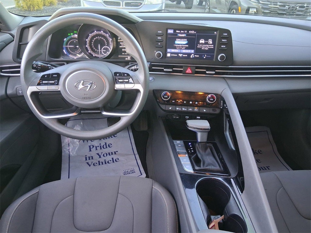 2023 Hyundai Elantra Hybrid Blue